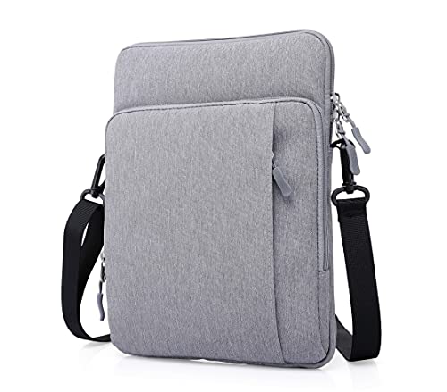 Image of SWOOK 9-11 Inch Tablet Sleeve Case for 2020 iPad Air 4 10.9, iPad Pro 11 2018-2021, iPad 10.2, Galaxy Tab A7 10.4, S6 Lite 2020, Surface Go 2 /1, Fit Apple Smart Keyboard (Grey, 9-11 inch)