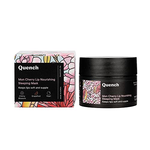 Quench Botanics Mon Cherry Lip Nourishing Sleeping Mask| Korean Skin Care|Skin-Rejuvenating Formulas| Korean Skin Care, Nourishing, Hydrates & Heals, 15ml