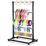 Tideme Bandhalter, Aufbewahrungsregal, 5 Etagen, Band-Organizer, Karbonstahl, Präsentationsständer für Häkelgarn, Spule, Geschenkpapier, Washi-Klebeband, praktisch für Bastler, Kuchenläden, Floristen