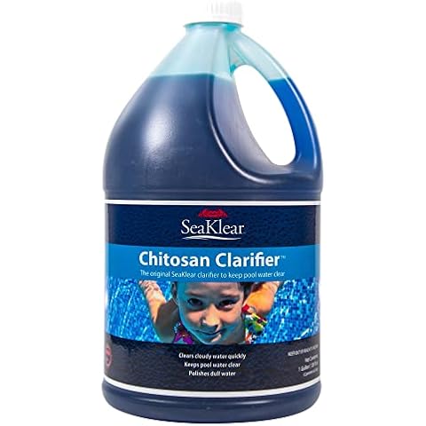 WQA Certified - SeaKlear Natural Clarifier for Pools, 1 Gallon Bottle Cover