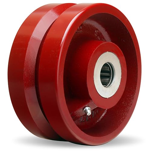 Hamilton S-WH-6V 6x2 V-Grooved Iron Wheel Swivel Caster