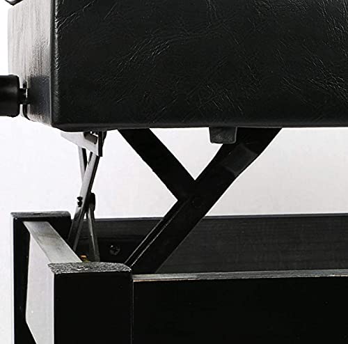 TEmkin Tabouret de Piano Tabouret de Piano Confortable avec Compartiment de Rangement Banc de Piano en Bois réglable Pieds en Bois Robustes (Noir B) - Les Beatles, Paul McCartney, John Lennon, RIngo Starr, George Harrison TEmkin Tabouret de Piano Tabouret de Piano Confortable avec Compartiment de Rangement Banc de Piano en Bois réglable Pieds en Bois Robustes (Noir B) – Image 5