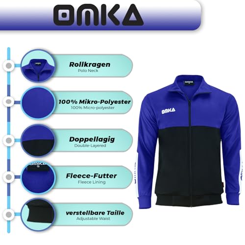Veste football OMKA Optima lilas taille 52