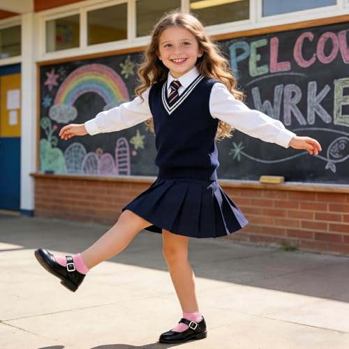 Image of 25 Pairs Girls Ankle Socks, Low Cut Toddler Kids Socks for Ages 1-14 | Colorful Cute Low Cut Socks, Soft Casual Daily Wear Socks for Girls