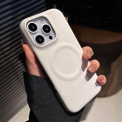 Étui de luxe en cuir rétro pour iPhone 16 Pro Max avec charge magnétique
