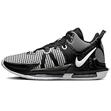 NIKE Lebron Witness 7 (Team) Basketball Shoes (DZ3299-001, Black/Black/White) Size 13