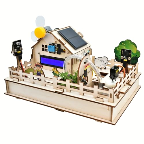 KEYESTUDIO ESP32 IoT Smart Farm Starter Kit for Arduino and Scratch Programming, DIY Sensor Kit