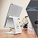 Lamicall Tablet Stand Adjustable, Tablet Holder : Desktop Holder Dock Cradle Compatible with iPad Pro 12.9,10.5, 9.7, Air Mini 2 3 4, Nexus, Accessories, Tab (4-13 inch) - Silver