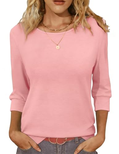 T-shirts 3/4 pour femme amples : la solution aux tenues de bureau inconfortables