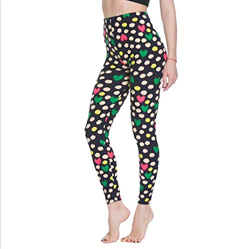 Leggings Leggings Estampados con Estampado Floral para Mujer Pantalones Elásticos Delgados A La Moda Pantalones De Graffiti Blanco Y Negro T