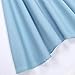 CHICTRY Vestido Princesa Wendy Mujer Vestido Largo Azul con Pinza Bowknot Cosplay...