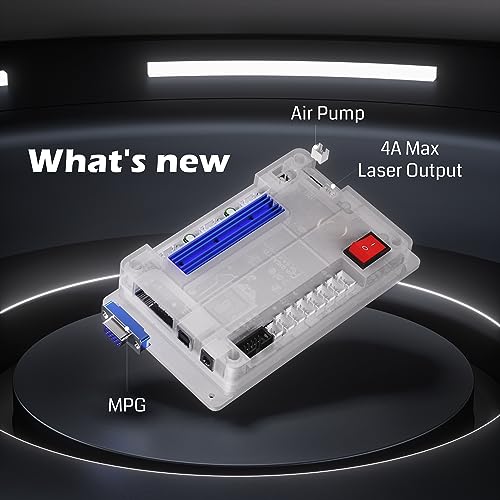 Genmitsu 3020-PRO MAX V2 CNC Router Machine for Metal Carving and More, GRBL Offline Controller, with Limit Switches & Emergency-Stop, XYZ Effective Working Area 300 x 205 x 78mm - Image 6