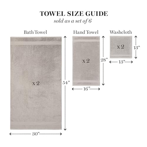 Marthastewartegyptiancottonbathtowelsset6piece2bathtowels2handtowels2washclothsabsorbentbathroomtowelsbathroomessentialssilver  Urban Country Home Decor Martha stewart egyptian cotton bath towels set 6 piece 2 bath towels 2 hand towels 2 washcloths absorbent bathroom towels bathroom essentials silver  urban country home decor