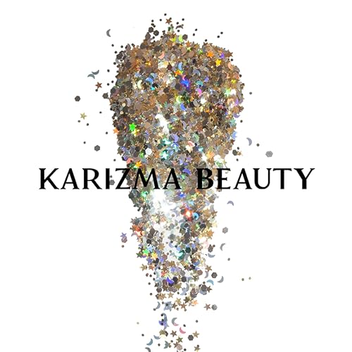 KARIZMA-Stars-Moons-Body-Glitter-10g-Chunky-Face-Glitter-Hair-Glitter-Eye-Glitter-and-Body-Glitter-for-Women-Rave-Glitter-Festival-Accessories-Cosmetic-Glitter-Makeup-Loose-Glitter-Set