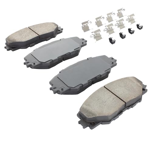 QUALITY-BUILT Front Ceramic Brake Pads, Premium 1001-1211C, Compatible with 2006-2019 Pontiac/Scion/Toyota (Corolla iM,iM,Matrix,Mirai,RAV4,tC,Vibe) by Quality-Built - Used condition - Image 2