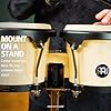 Meinl Percussion Bongos Headliner Wood - 2 hand drums with 6.75 and 8 inches - including tuning key - Siam Oak, Natural (HB100NT) #5