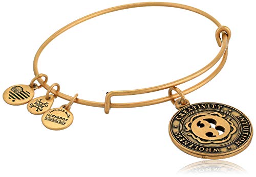 Alex And Ani Replenishment 19 Women's Numerology Number Three, Charm Bangle, Rafaelian Gold