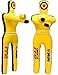 Unfilled Grappling Dummy – Adult Life Size Wrestling & BJJ Training Dummy, MMA Jiu Jitsu Judo Takedown & Throwing Practice, Heavy-Duty Triple-Stitched Canvas Submission Dummy (Yellow, 5ft / 60