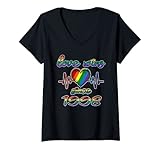Photo Gallery donna l"amore vince insieme da 1998 lgbt orgoglio gay lesbiche coppia maglietta con collo a v Photo Gallery donna l"amore vince insieme da 1998 lgbt orgoglio gay lesbiche coppia maglietta con collo a v