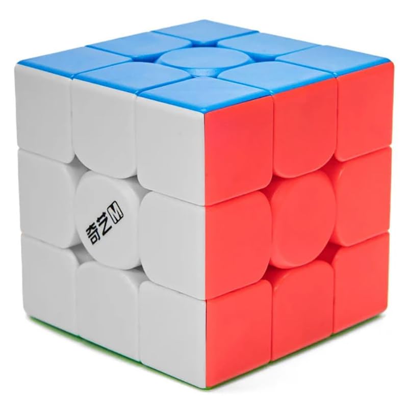Image of HAWKISTER Qiyi M Pro 3X3 Magnetic Speed Cube, Qy 3X3X3 Professional Stickerless Magic Cube Puzzle, 2024 Edition, For Kid