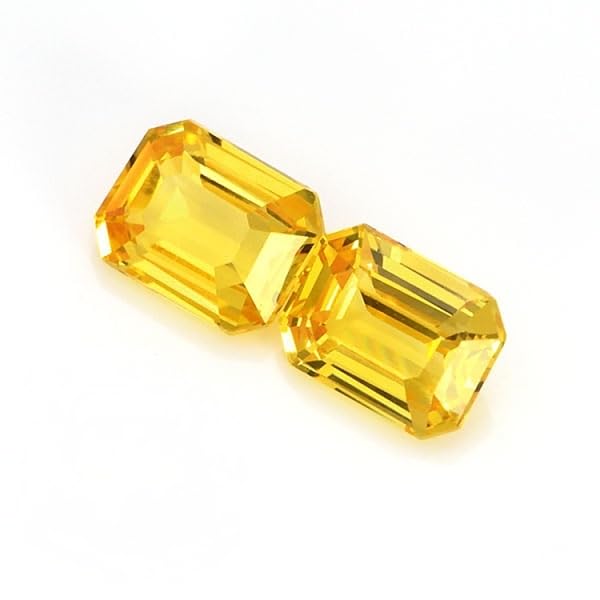 Zafiro amarillo de Ceilán natural para anillos exclusivos de compromiso 2
