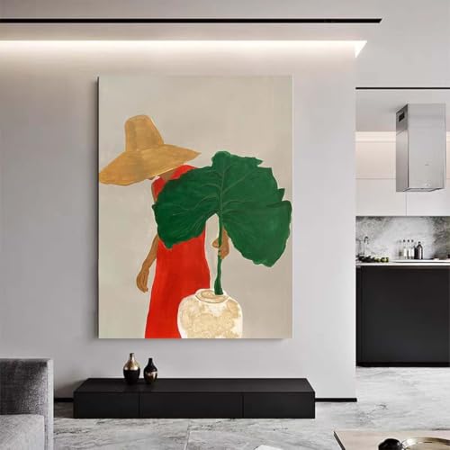 Impression sur toile minimaliste moderne pour habiller un grand mur vide de salon 60x80