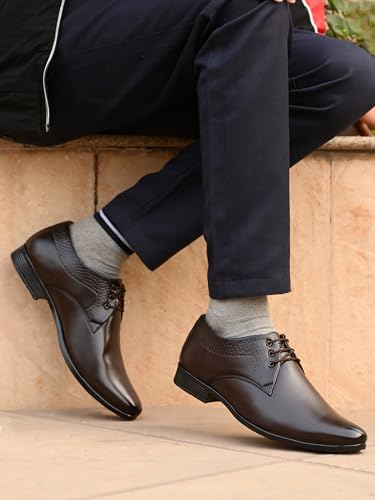 Image of Rising Wolf Mens Boss-Grip Uniform Dress Derby Shoe