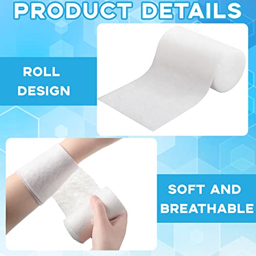 24 Rolls Cast Padding Individual Pack Undercast Padding Roll Wrap Bandage With Plaster Soft Cloth For Halloween Wrap Bandage Art Projects Body Casts Mask Making Supplies (3 Inch X 8.9 Ft) #TOP5