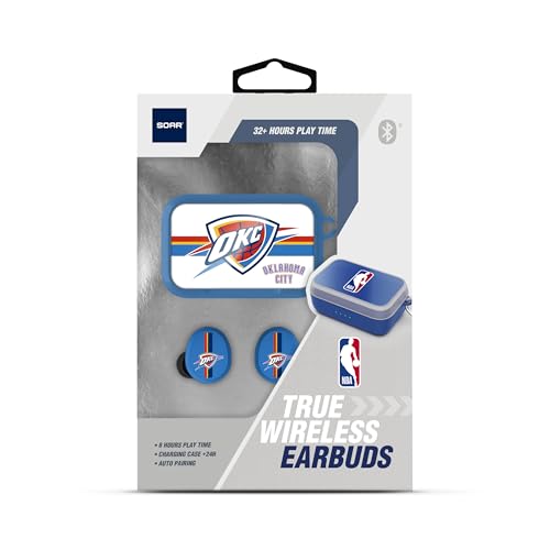 Image of SOAR NBA Wireless Sport Earbuds: Comfortable Fit & Convenient Charging
