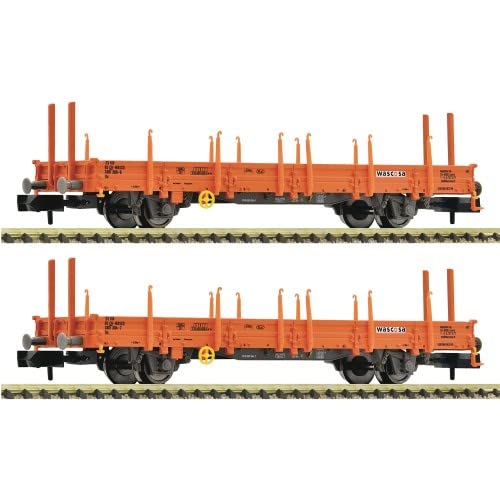 Preisvergleich Produktbild Fleischmann 825752 N 2er-Set Schwenkrungenwagen der Wascosa