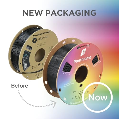 Image of Polymaker Panchroma Gradient Satin Rainbow 3D Printer PLA Filament 1.75mm, Multicolor 3D Printing PLA Filament, 1kg Spool (2.2lbs)