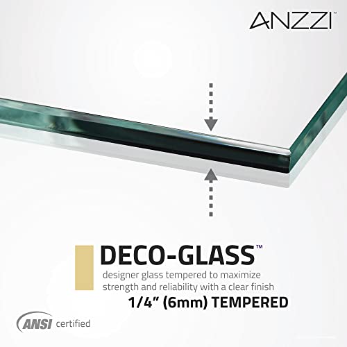 Anzzi 70-In. X 60-In. Framed Double Sliding Shower Door, Resistance Free Hinges For Smooth Opening And Closing, Clear Tempered Glass In Brushed Nickel Finish (Sd-Az15-01Bn) #TOP7