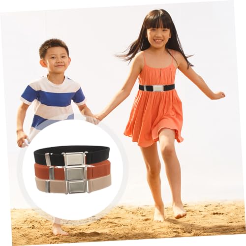 3Pcs Adjustable Waist Belts with Magnetic Buckle Comfortable Soft Cloth Materials for Everyday Wear and Special Occasions4