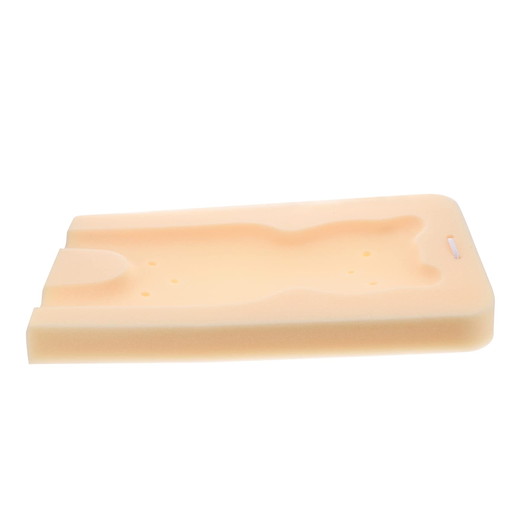 Healeved 1 Pc almohadilla de esponja de baño esponja baño bebe colchoneta bañera bebe niño bañera infantil esponjas alfombra de ducha suministros para recién nacidos cojín de baño para bebé