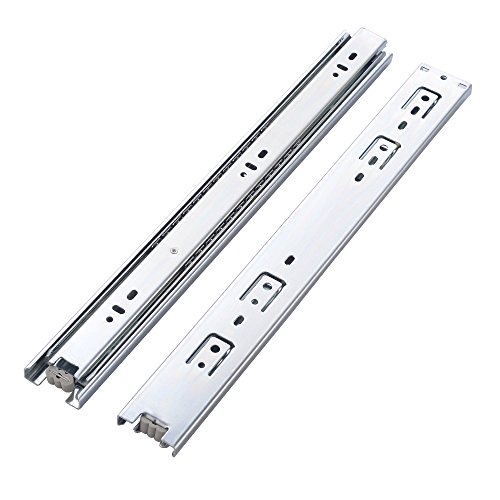 Friho 10 Pair Of 10 Inch Hardware Ball Bearing Side Mount Drawer Slides, Full Extension, Available In 12'',14'',16'',18'',20'' Lengths #TOP1