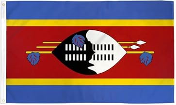 Eswatini (Swaziland) FLAG | 3x5 Ft | 100D Spun Super Polyester | Vibrant Colors, Brass Grommets, Fade Resistant