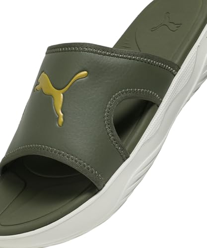 PUMA Store PUMA Softride Seave Men's Slip-on Beach Slides, Loden - Image 8