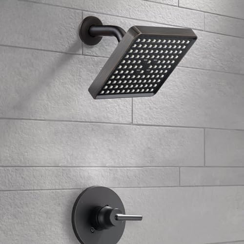 Voolan High Pressure Rain Shower Head - Luxury Modern Look - The Adjustable Replacement For Your Bathroom Showerhead - 6" Square High Flow Pressure Boosting Showers (Oil Rubbed Bronze) by Voolan - Image 6