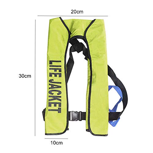 huayao Colete salva-vidas para adulto, colete salva-vidas inflável automático, colete salva-vidas su