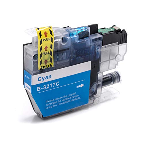 vhbw Tintenpatrone Cyan kompatibel mit Brother MFC-J6935DW, MFC-J6930DW Drucker (kompatibel, 12ml + Chip)