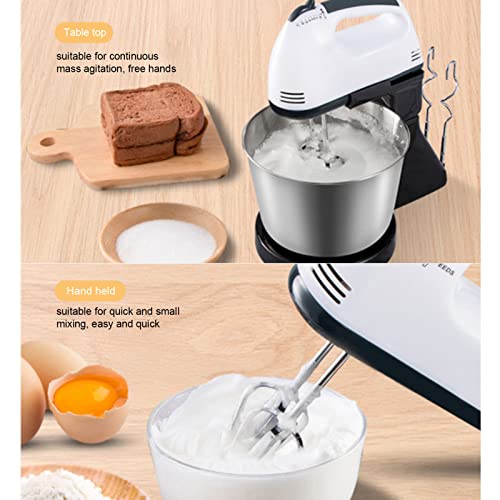 Electric Stand Mixer, Household Automatic Mixer Time Saving Lightweight 50 To 60Hz Multipurpose US Plug 110V with Handle for Stirring by Omabeta - Used condition - Image 3