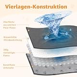 Waschbare Welpenunterlagen, 133 x 208 cm schnellabsorbierende Hunde-PIPI-Unterlagen - Haustiertrainingspads für Welpen, ältere oder inkontinente Hunde
