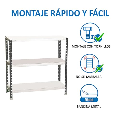 Étagère de rangement en métal Simon Rack Comfort anthracite finition luxe - 7