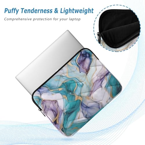Funda para portátil mármol azul púrpura 13-14 pulgadas miniatura 5