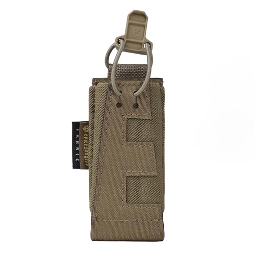 Emersongear V-Shape Single Doule Pistol Magazine Holster Pouch,Elastic Band Pouch for 9MM Mags