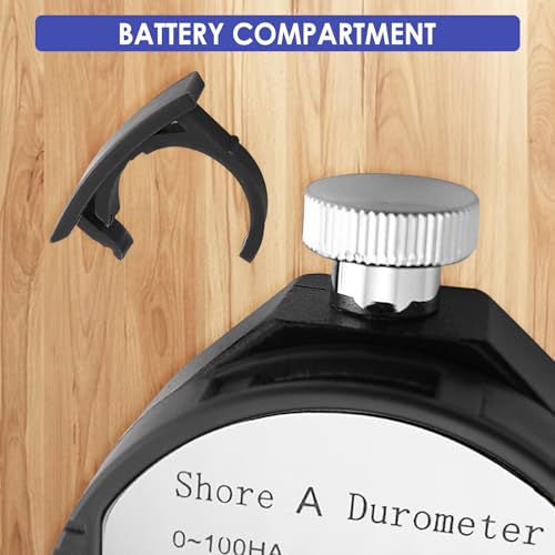 Hand Shore-A-Härte-Meter Prüfvorrichtung bewegliche Digital LCD Display Durometer 0~100HA Dial-Skala Rubber Tire Nullstellung