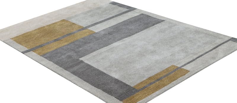 Handmade Wool Area Rug – Artistic Pattern, Soft & Plush Pile, Durable Hand-Tufted Carpet for Living Room, Bedroom & Home Décor
