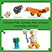 LEGO Minecraft Chicken Farm Building & Pretend Play Toy for Boys & Girls - Video Game Playset & Toy Figures for Kids, Ages 7+ - W/Chicken Fan Minifigure - Gift Idea for Birthdays - 21585