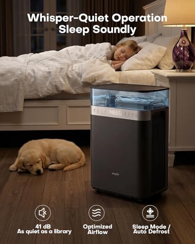 Image of avylo 5000 Sq.Ft Dehumidifier for Basement with Pump and Drain Hose, Max 90 Pint /D, Black | Energy Star Most Efficient 2025,5000 Sq.Ft Dehumidifier,Top Mounted 2.11Gal Tank,3 Drainage Option,Auto Shut Off,Auto Defrost