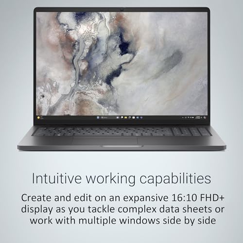 Image of Dell Pro 16 PC16250 (Next Gen Latitude 3550) Business Laptop (16 inch FHD+ Touchscreen, Intel Core 7 150U (> Ultra 7 165U), 32GB DDR5 RAM, 1TB SSD), 1080p IR Webcam, Thunderbolt 4, Backlit, Win 11 Pro